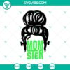 Momster Frankenstein SVG design for Halloween, featuring a spooky and horror-themed illustration. Ideal for crafting projects.