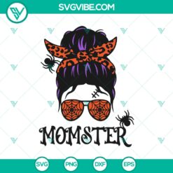 Halloween, Skull SVG, SVG Files, Momster Mom SVG, Halloween SVG, Oct 31 SVG, 7