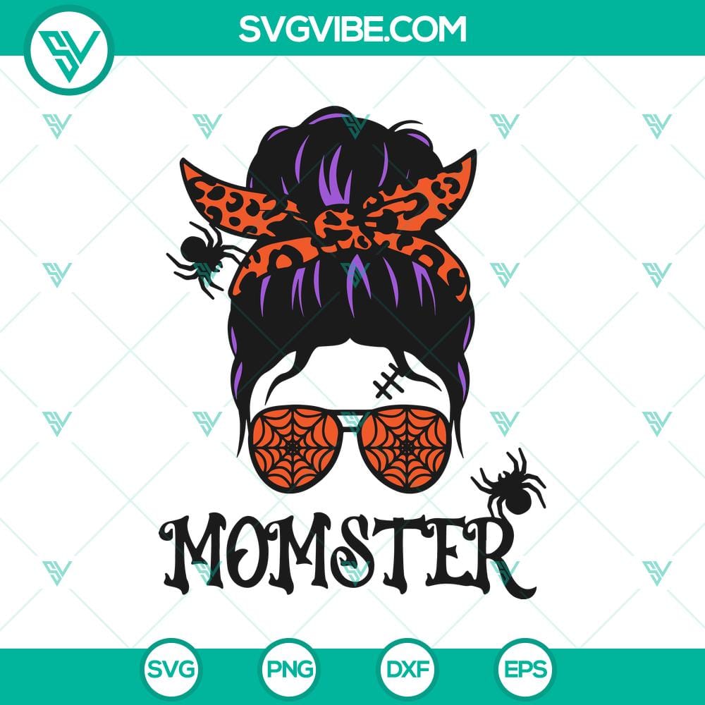 momster-mom-svg-halloween-svg-oct-31-svg-skull-svg.jpg Momster Mom Halloween SVG with Skull design for Oct 31 celebration.