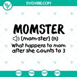 Momster What Happens SVG, Halloween SVG, Scary SVG, Oct 31 SVG
