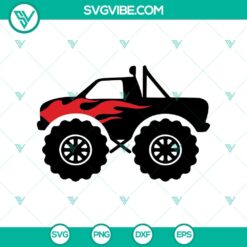 Monster Fire Truck SVG, Monster Truck SVG, Halloween SVG