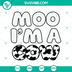 Moo I’m A Cow SVG, Halloween SVG, Scary SVG, Oct 31 SVG