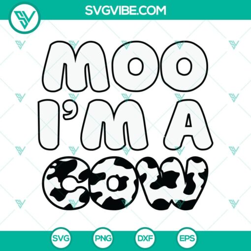 moo i8217m a cow svg halloween svg scary svg oct 31 svg