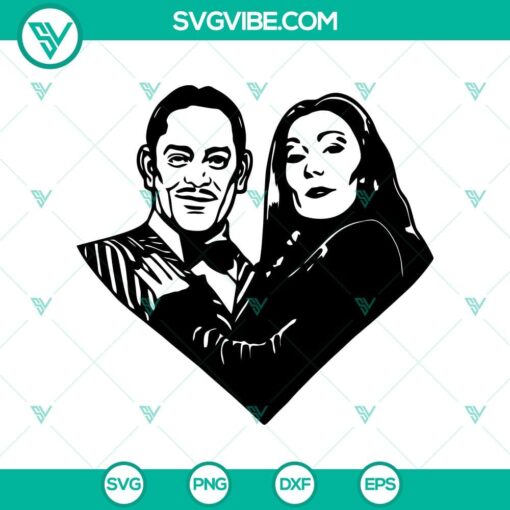 morticia gomez svg couple halloween svg halloween family svg