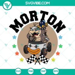 Morton Koopa Jr SVG | Mario Kart Racing Cut Files