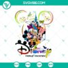Mouse Friends Magical Kingdom Vacation Halloween SVG file for Cricut & Silhouette designs - EPS, PNG, DXF included.