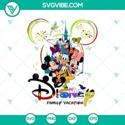 Mouse Friends Magical Kingdom Vacation SVG DXF EPS PNG, Halloween SVG File, Halloween Cricut &amp; Silhouette Designs