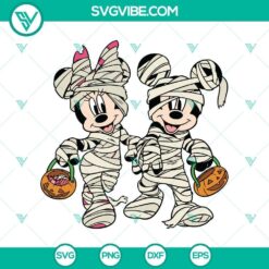 Halloween, Mickey SVG, SVG Files, Mummy Couple SVG, Horror SVG, Halloween SVG, 2