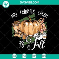 My Favorite Color is Fall SVG, Scary SVG, Halloween SVG