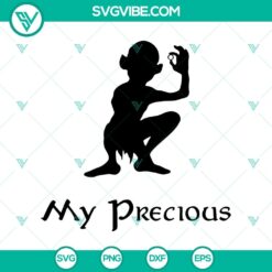 My Precious SVG, Lord Of The Rings SVG, Gollum SVG