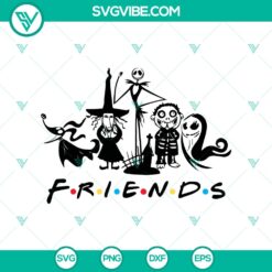 Halloween, SVG Files, The Nightmare Before Christmas SVG, Nightmare Friends SVG 19