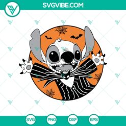 Halloween, Stitch SVG, SVG Files, Nightmare Stitch SVG, Halloween SVG, Scary 14