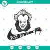 Nike Just Do It, Pennywise, Horror Characters SVG file for digital crafting, featuring iconic horror characters.
