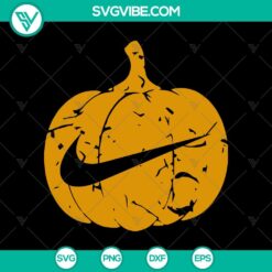 Nike Pumpkin Halloween SVG, Nike Brand SVG, Halloween SVG