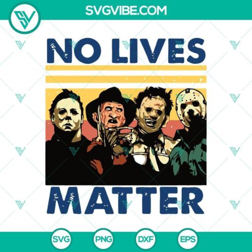 no live no matter svg horror svg halloween svg