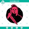 Michael Myers SVG design inspired by Halloween film with "No Lives Matter" text overlay, perfect for horror fans.