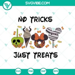 Halloween, SVG Files, Walt Disney SVG, No Trick Just Treats SVG, Disney 18