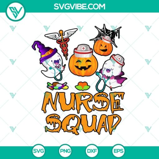 nurse squad boo halloween svg halloween svg scary svg horror svg