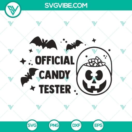 official candy tester svg halloween svg boo svg witch svg