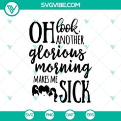 "Glorious morning Halloween SVG featuring scary design. Perfect for horror-themed projects and Halloween crafts."