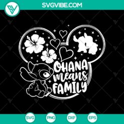 Halloween, Stitch SVG, SVG Files, Ohana Means Family SVG, Stitch SVG, Mickey 3