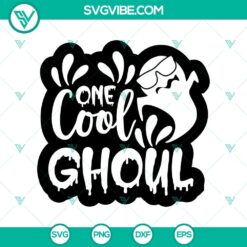 Gothic Black SVG design for Halloween featuring a cool and scary ghoul motif, perfect for October 31 themed crafts and decorations.