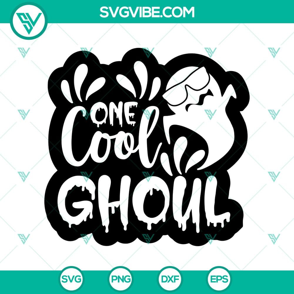 one-cool-ghoul-black-svg-halloween-svg-scary-svg-oct-31-svg.jpg Gothic Black SVG design for Halloween featuring a cool and scary ghoul motif, perfect for October 31 themed crafts and decorations.