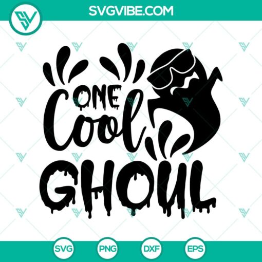 one cool ghoul svg halloween svg scary svg oct 31 svg