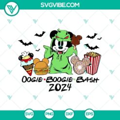 Oogie Boogie Bash 2024 SVG DXF EPS PNG Cut Files, Halloween SVG File, Halloween Cricut &amp; Silhouette Designs