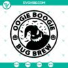 Oogie Boogie Bug Brew SVG design for Halloween with a scary horror theme.