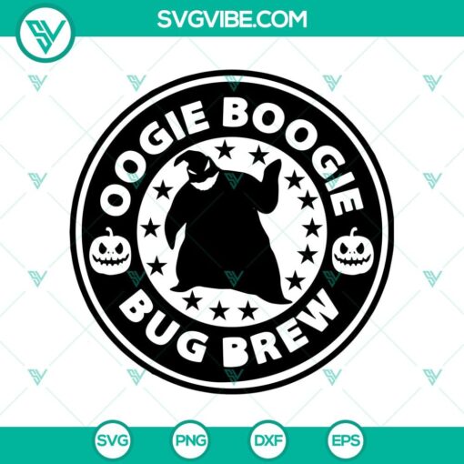 oogie boogie bug brew svg oogie boogie svg the nightmare before svg