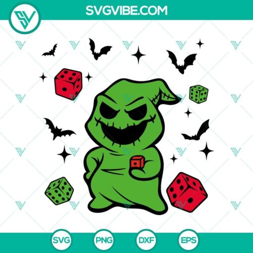 oogie boogie nightmare before christmas svg dxf eps png