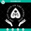 Ouija board spirit ghost witch snake SVG, Halloween scary design for digital use.