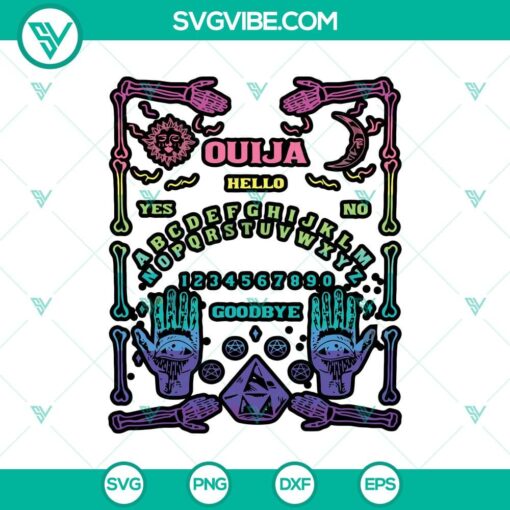 ouija board svg scary board svg halloween game svg