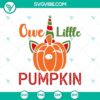 Owe Little Pumpkin SVG design with Halloween and horror elements, showcasing a scary Halloween theme. Great for spooky crafts.