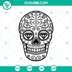 Halloween, Skull SVG, SVG Files, Pattern Skull SVG, Skull SVG, Halloween SVG, 6