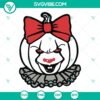 Pennywise Head Pumpkin Bow SVG | It Movie Halloween Cut Files 2