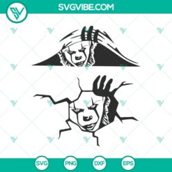 Pennywise Hide SVG, Horror Characters SVG, Halloween SVG, Horror SVG