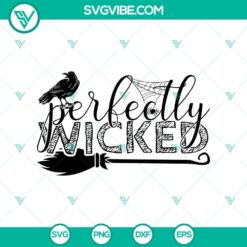 Wicked broomstick Halloween SVG design for crafts and projects.