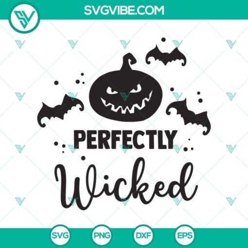 perfectly wicked svg halloween svg boo svg witch svg