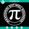 Pi symbol SVG image for Pi Day celebration, featuring an irrational but well-rounded design. Ideal for math enthusiasts and Pi Day activities.