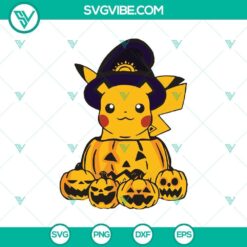 Halloween, Pokemon SVG, SVG Files, Pikachu Halloween SVG, Pikachu SVG, 1