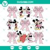 Pink Bow Coquette Mickey Minnie Valentine’s Day | Disney Love Cut Files 2