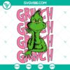 Pink Grinch theme SVG DXF EPS PNG files for Christmas crafts.