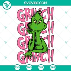 Pink Grinch Grinch SVG DXF EPS PNG Files