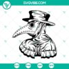 Plague Doctor SVG featuring Doctor Crow and Crow Facemask design, perfect for Halloween costumes.