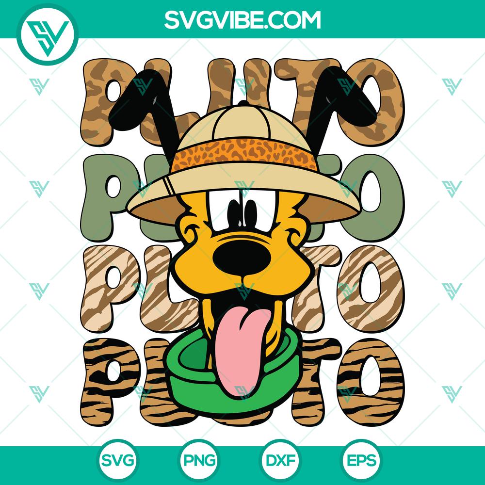Pluto Safari Disney Animals Kingdom SVG | Adventure Cut Files Pluto Safari Disney Animals Kingdom SVG | Adventure Cut Files