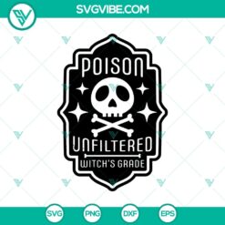 Poison Halloween Label SVG, Halloween SVG, Logo SVG