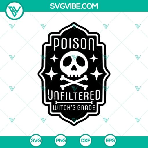 poison halloween label svg halloween svg logo svg