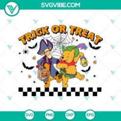 Pooh and Tigger Halloween SVG DXF EPS PNG Cut Files, Halloween SVG File, Halloween Cricut &amp; Silhouette Designs